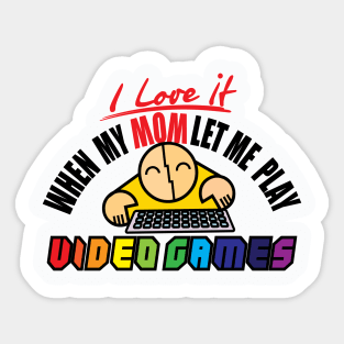 I Love It Video Game Sticker